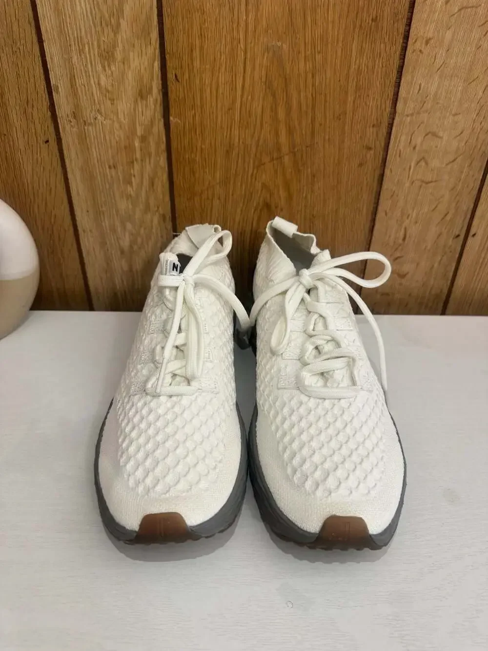 NOBULL Men's Classic White Allday Knit Runner Shoes